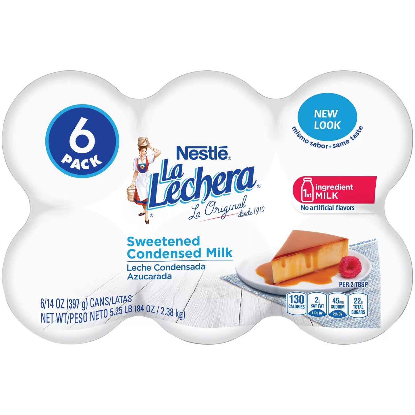 Nestle La Lechera Sweetened Condensed Milk, 14 oz, 6-count