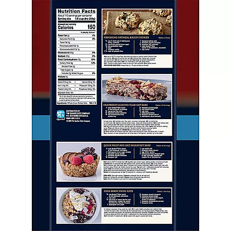 Quaker Quick 1-Minute Oats (5 lb., 2 pk.)