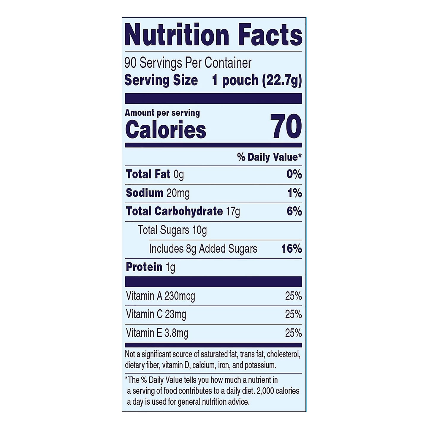 Welch’s Fruit Snacks, .8 oz, 90-count