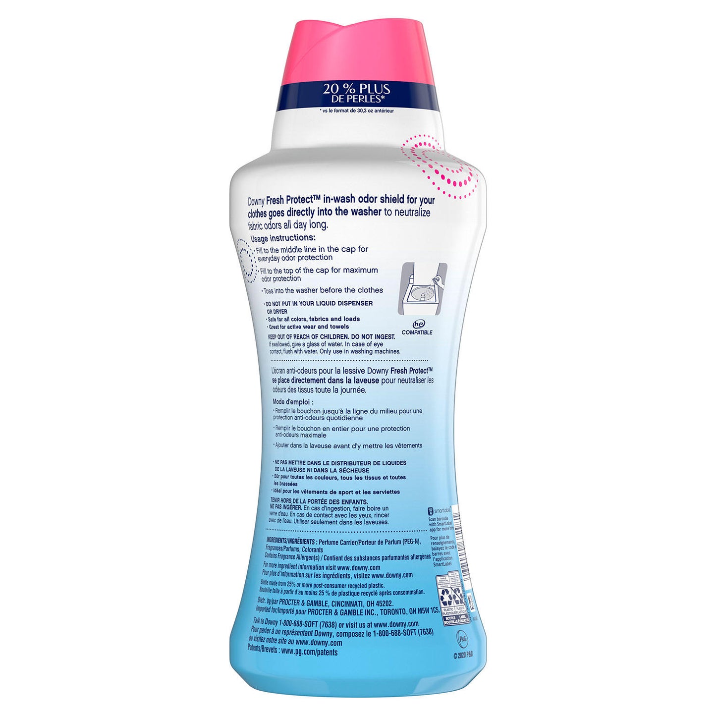 Downy Fresh Protect In-Wash Scent Beads with Febreze Odor Defense, April Fresh (37.5 oz.)