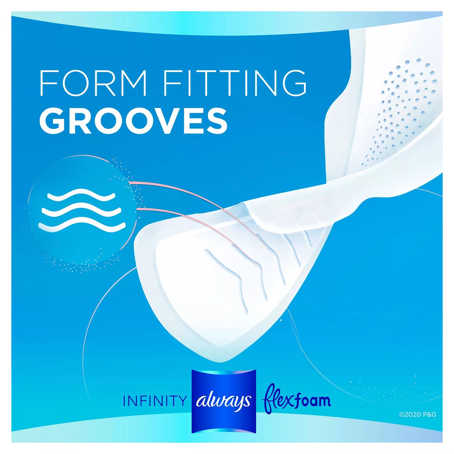 Always Infinity FlexFoam Pads, Size 2, Super Absorbency, Unscented (80 ct.)