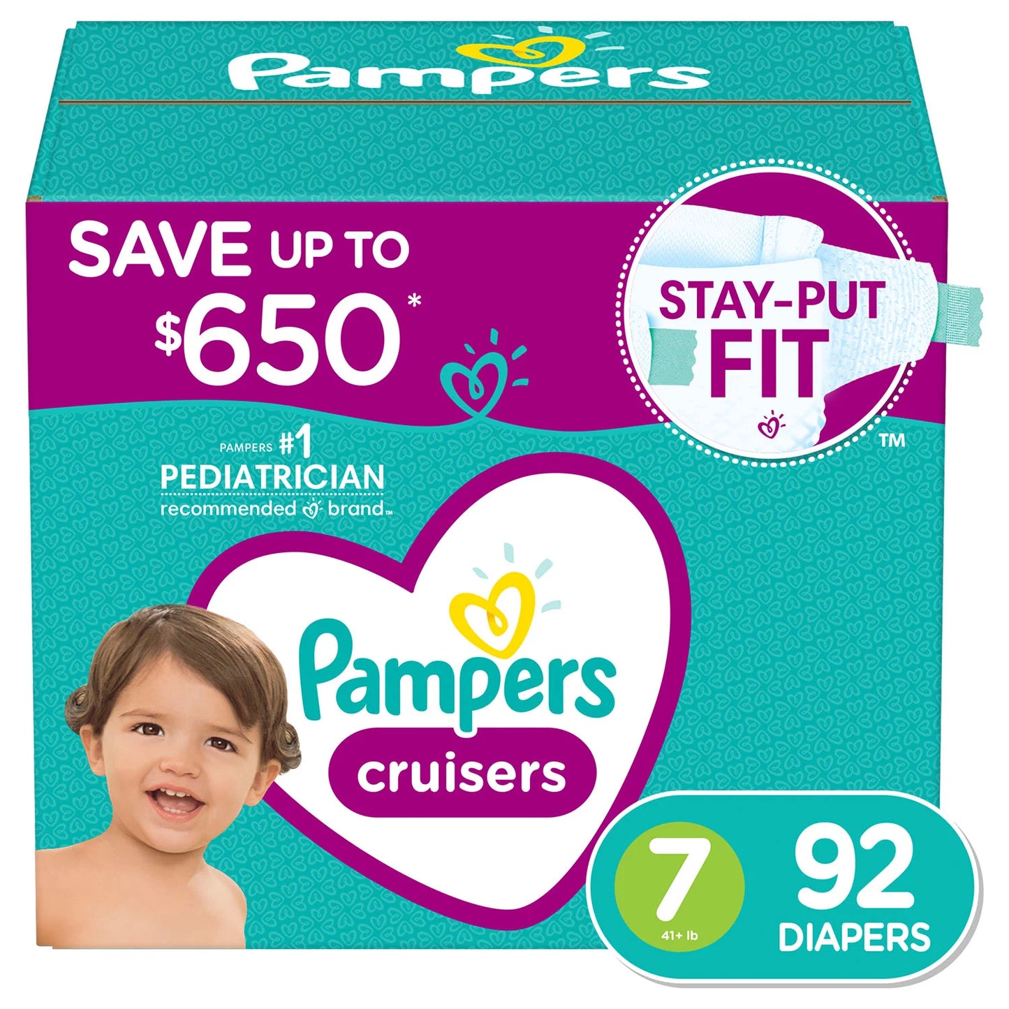 Pampers Cruisers Diapers (Choose Your Size)