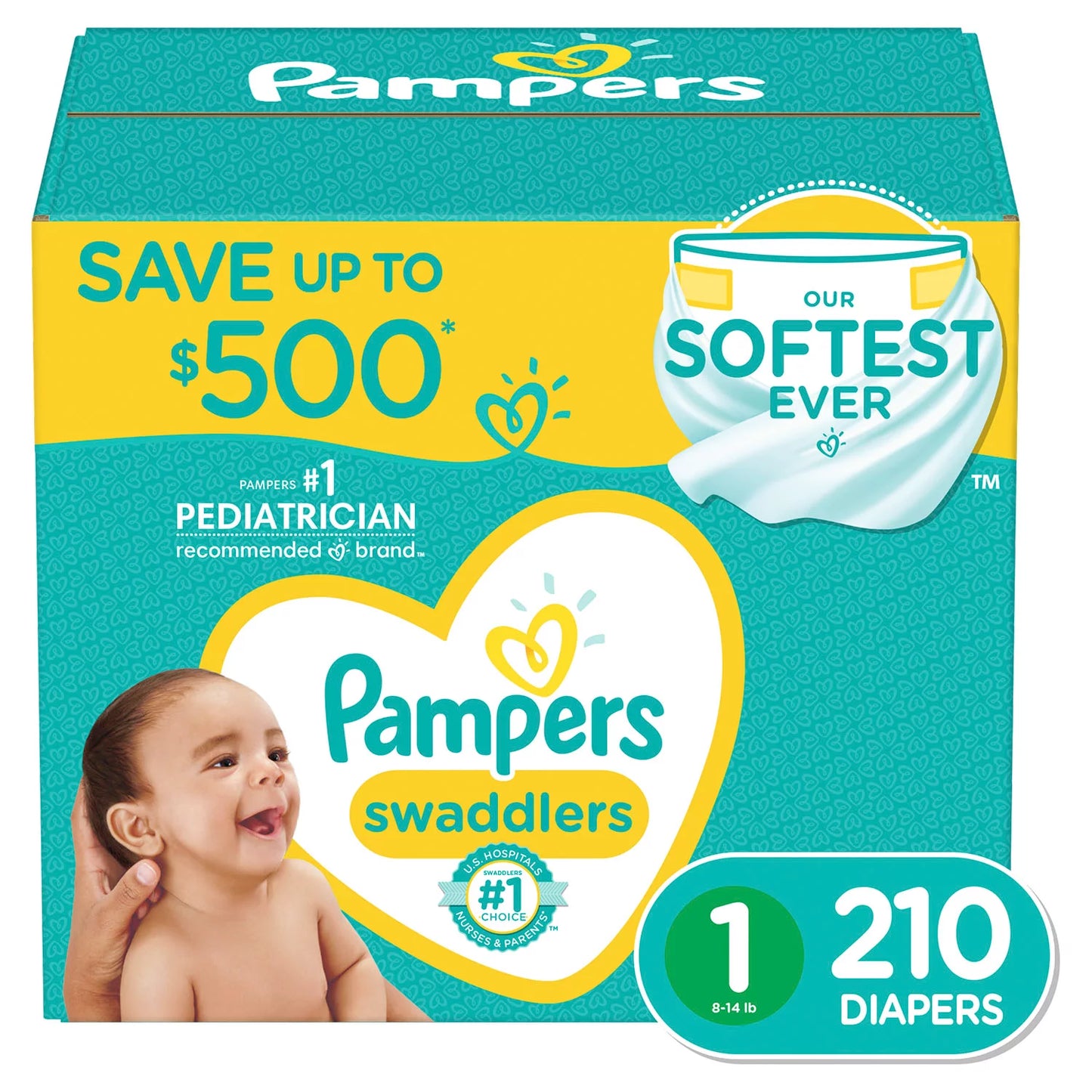 Pampers Swaddlers Diapers (Choose Your Size)