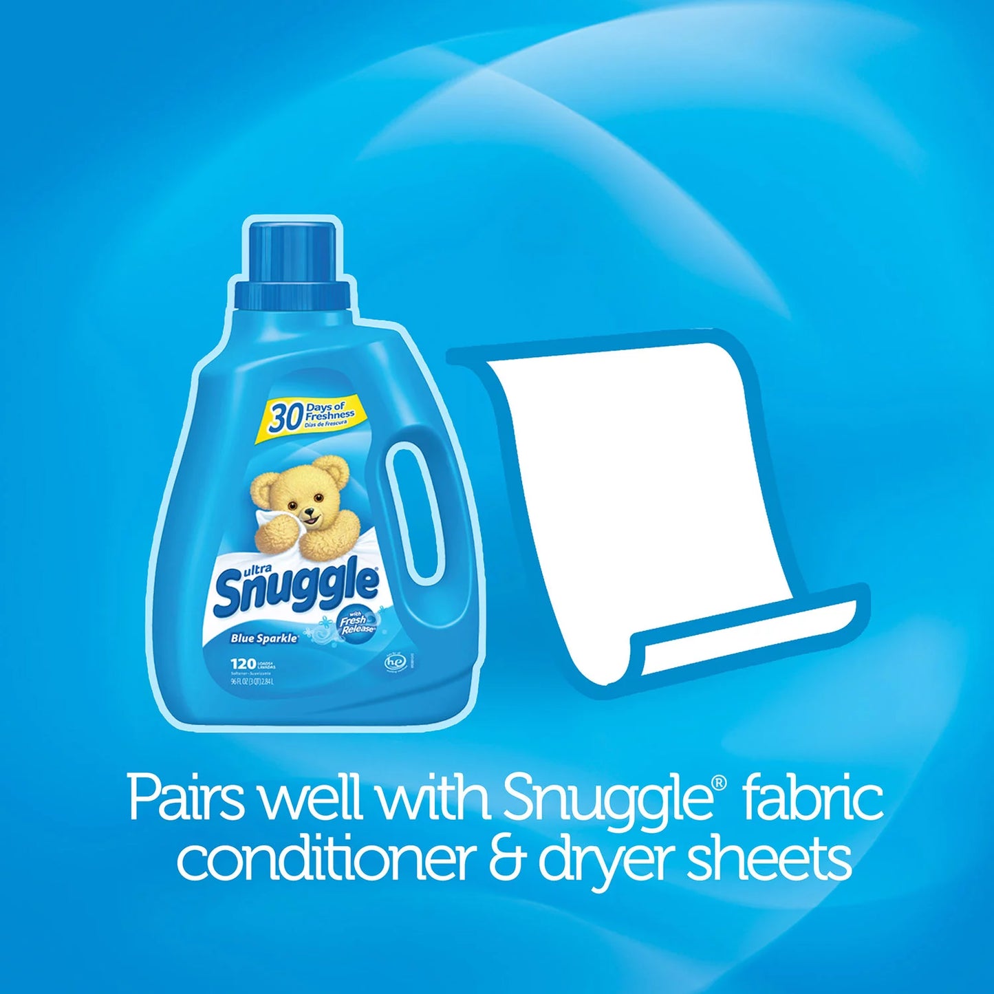 Snuggle Scent Shakes In-Wash Scent Booster Beads, Blue Sparkle (37.6 oz.)