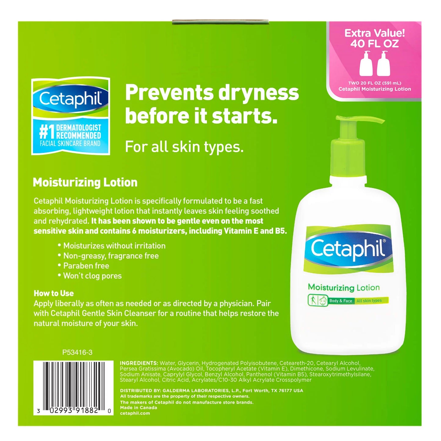 Cetaphil Moisturizing Lotion (20 fl. oz., 2 pk.)