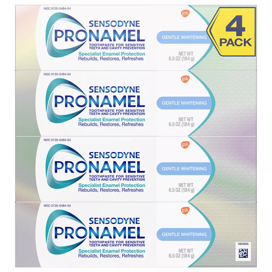 SENSODYNE Pronamel Gentle Whitening Advanced Toothpaste 6.5 oz, 4-pack