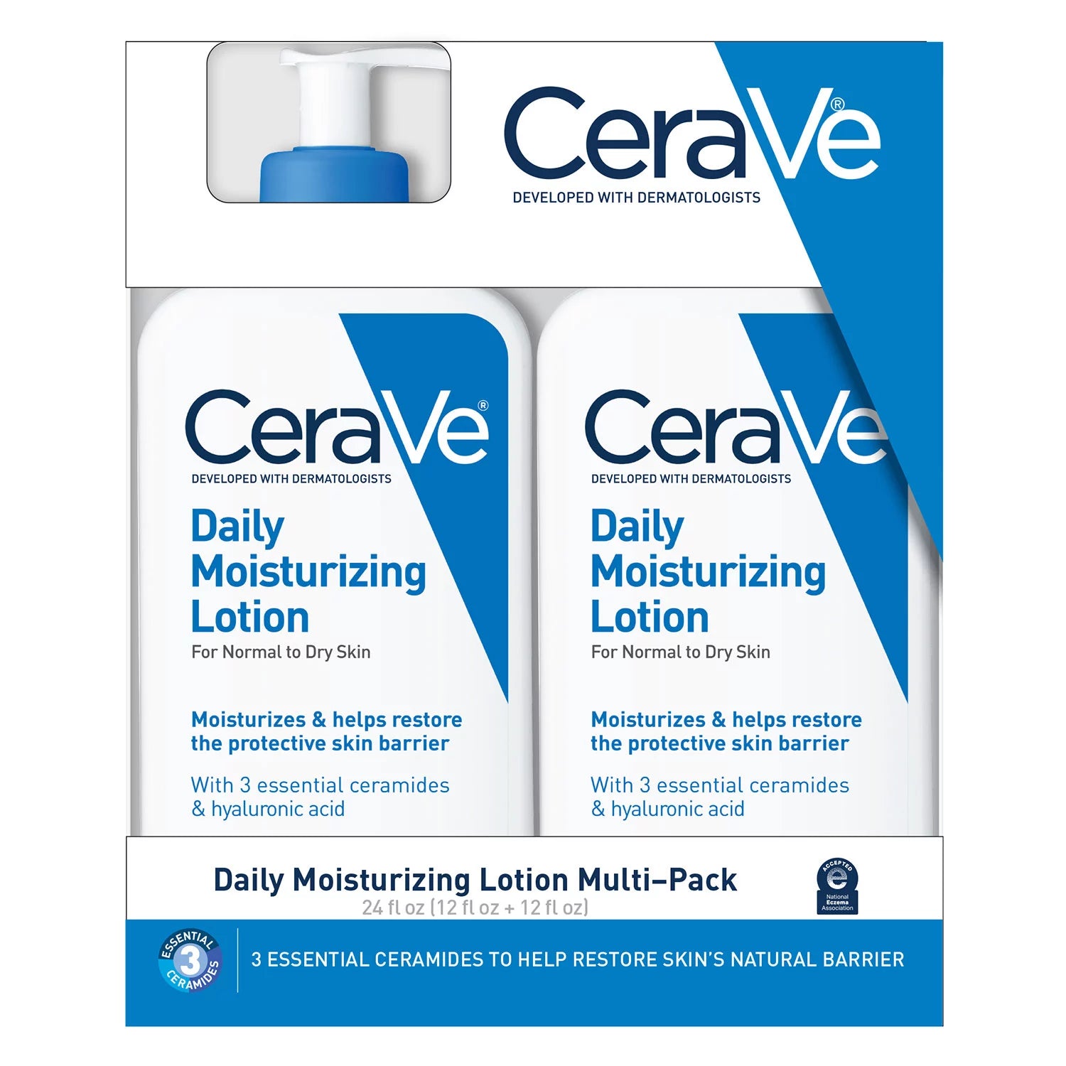 CeraVe Hydrating Facial Cleanser, Normal to Dry Skin (12 fl. oz., 2 pk.) -  Sam's Club