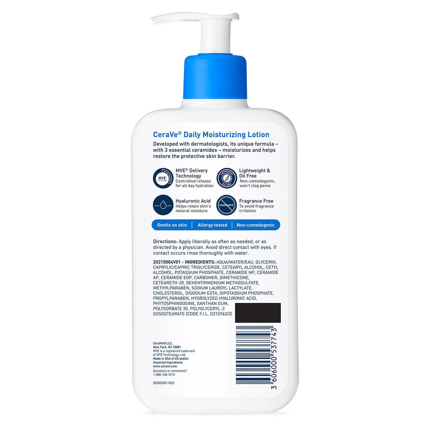 CeraVe Daily Moisturizing Lotion, Normal to Dry Skin (12 fl. oz., 2 pk.)