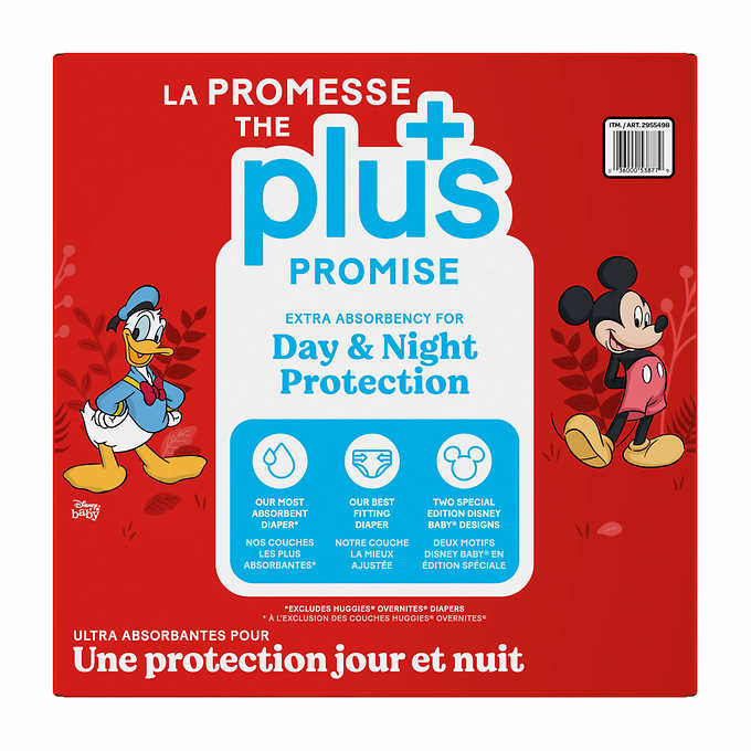 Huggies Plus Diapers Sizes 3 - 7