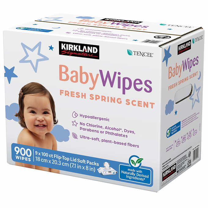 Kirkland Signature Scented Baby Wipes, 900-count