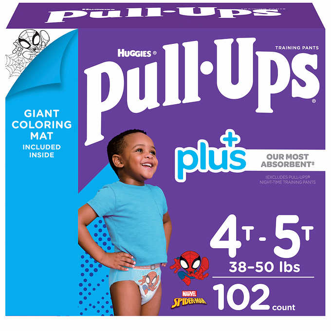 Huggies Pull-Ups Plus Training Pants For Boys
