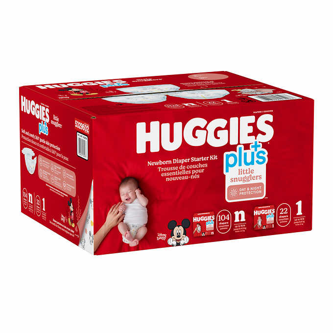 Huggies Plus Newborn Diaper Starter Kit