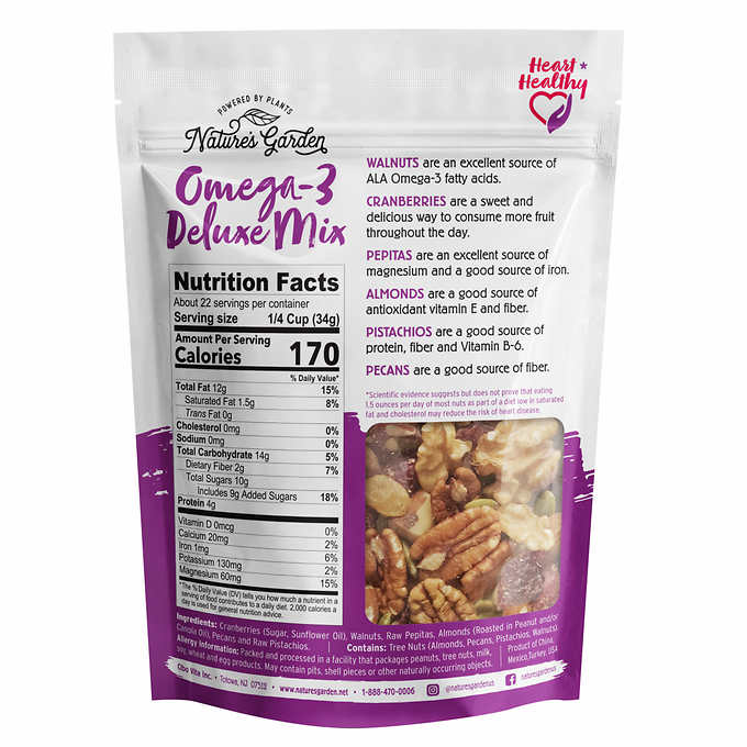 Nature's Garden Omega-3 Deluxe Mix 26 oz, 2-pack