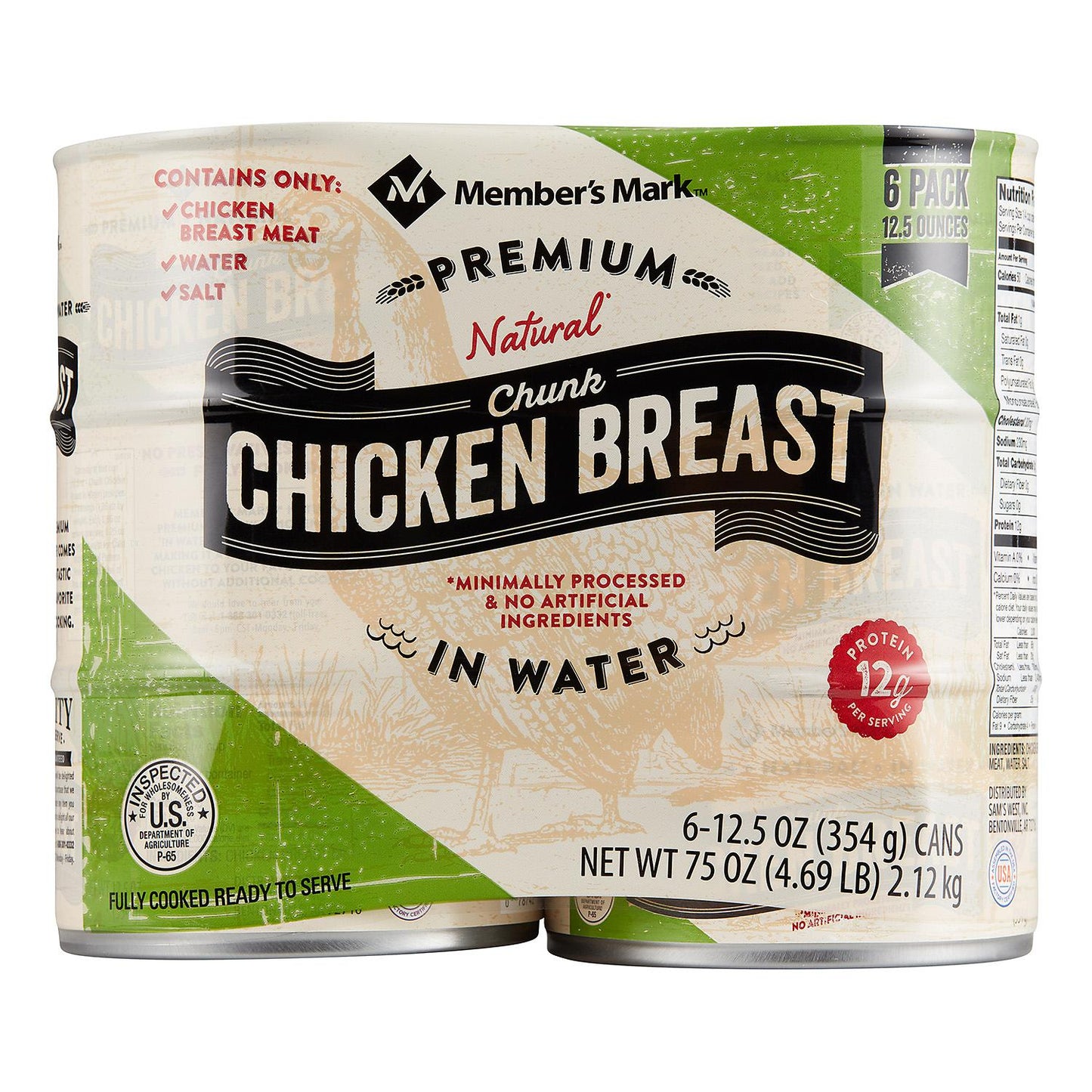 Member's Mark Premium Chunk Chicken Breast (12.5 oz., 6 ct.)