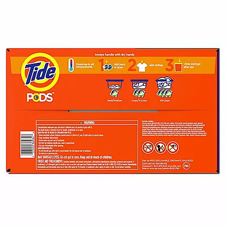 Tide Pods HE Laundry Detergent Pods, Spring Meadow, 42-count, 4-pack (168 Loads)