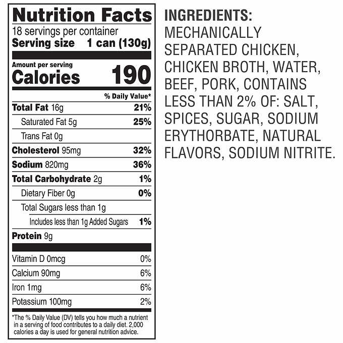 Libby's Vienna Sausage, 4.6 oz, 18-count ($27.98 BDS)