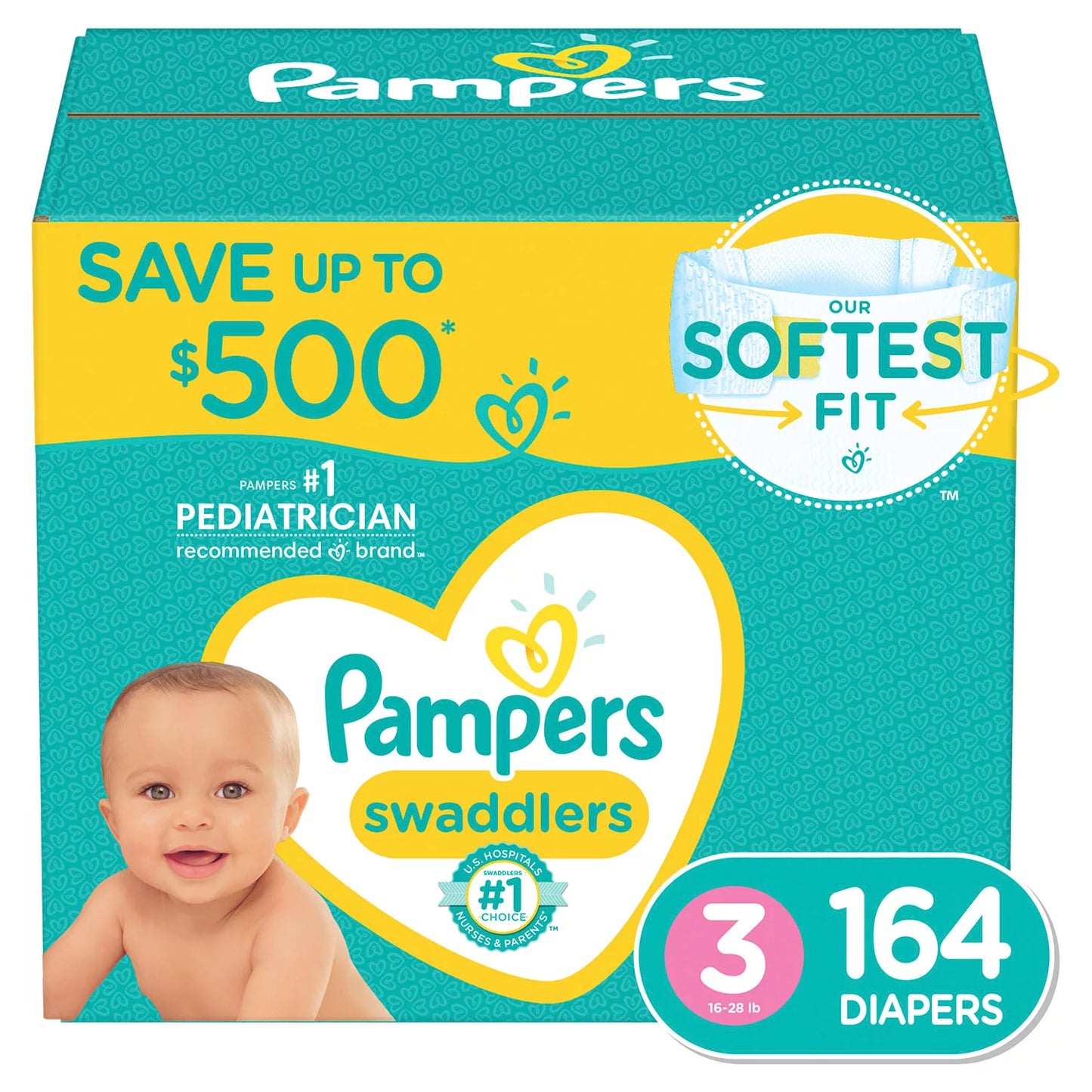 Pampers Swaddlers Diapers (Choose Your Size)