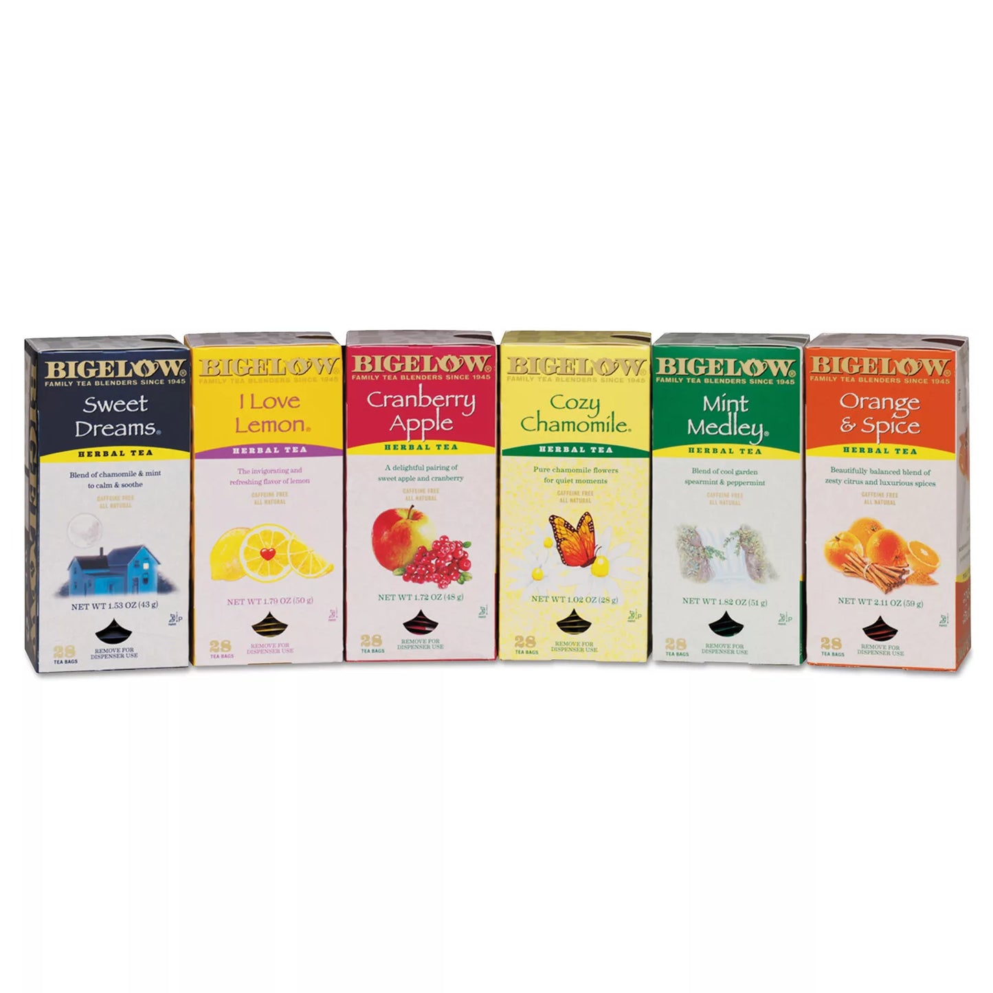 Bigelow Herbal Tea, Variety Pack, 168 bags, 28-count