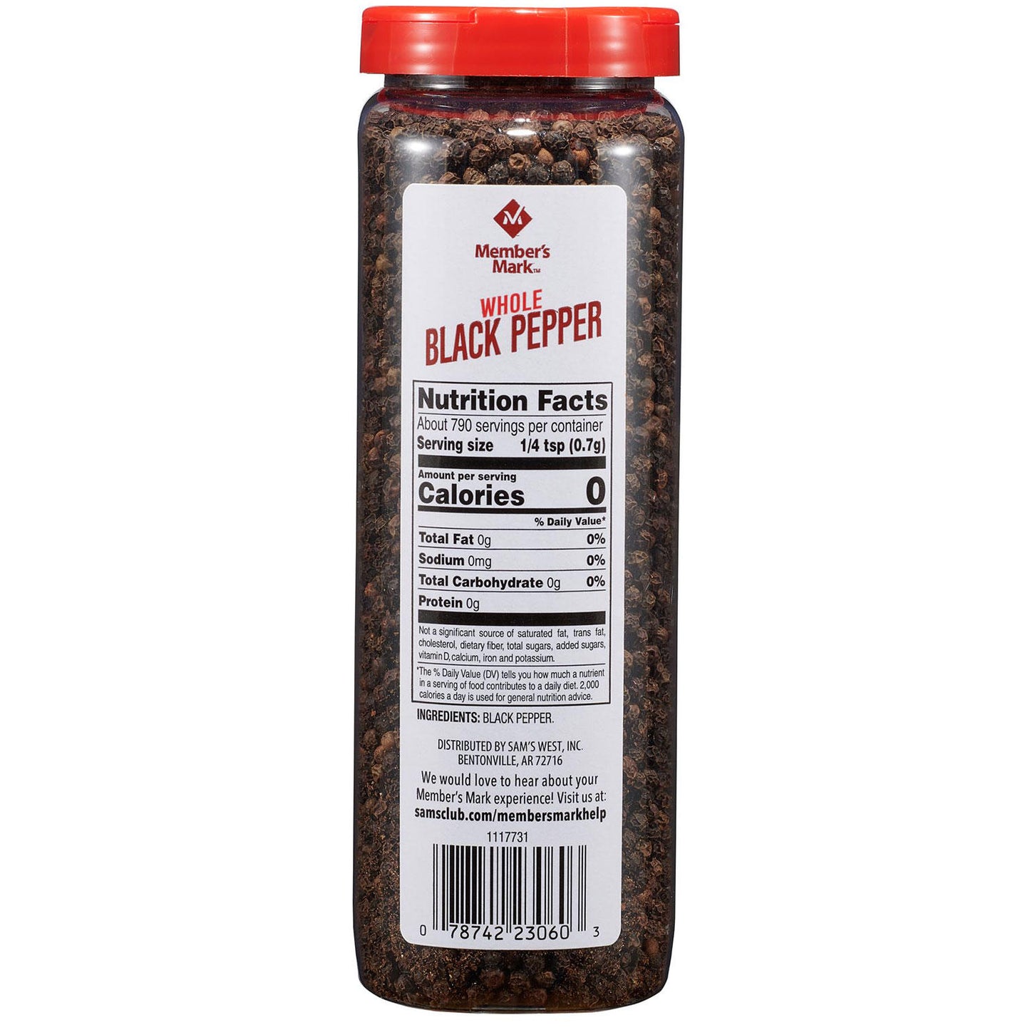 Member's Mark Whole Black Peppercorns (19.5 oz.)