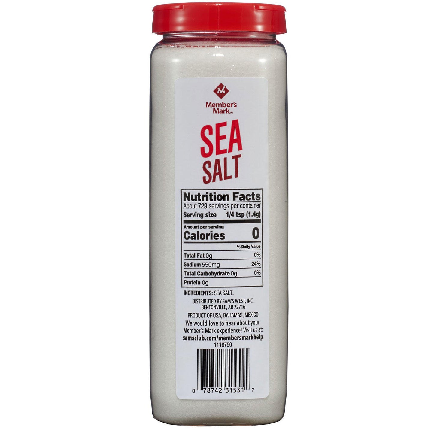 Member's Mark Sea Salt (36 oz.)