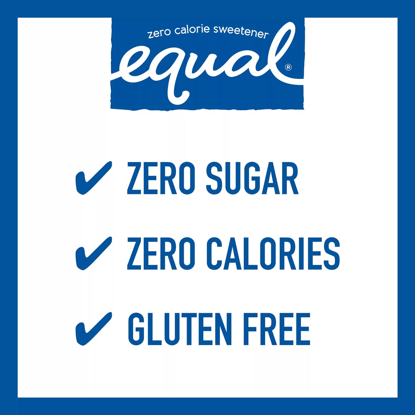 Equal Zero Calorie Sweetener Packets, 1,000-count