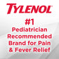 Children's Tylenol Pain + Fever Dye-Free Cherry Flavor Suspension, 12 Ounces