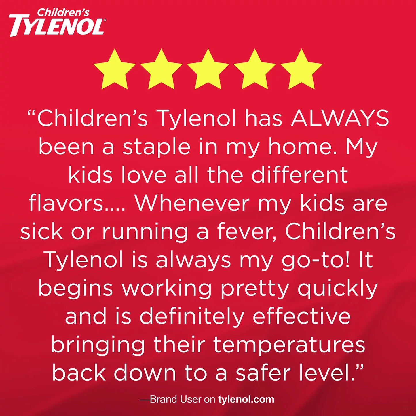 Children's Tylenol Pain + Fever Dye-Free Cherry Flavor Suspension, 12 Ounces