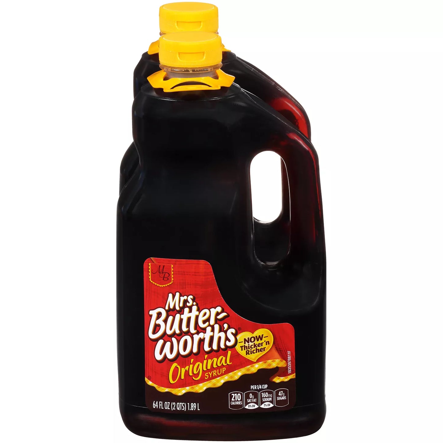 Mrs. Butterworth's Original Syrup (128 oz., 2 pk.)