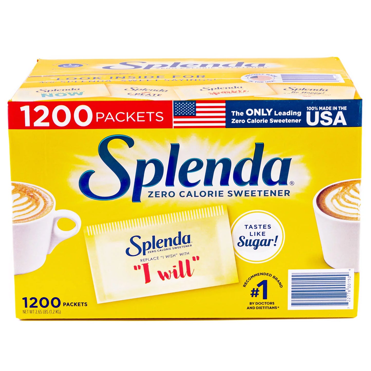 Splenda No-Calorie Sweetener Packets (1,200 ct.)