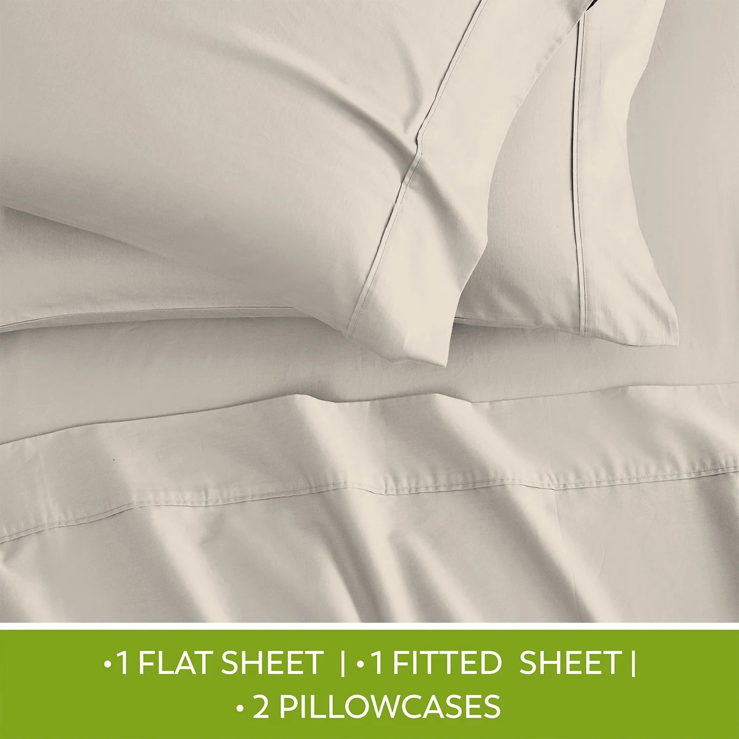 Ultimate Percale Cool and Breathable 100% Cotton Sheet Set & Pillowcases (Assorted Colors and Sizes)