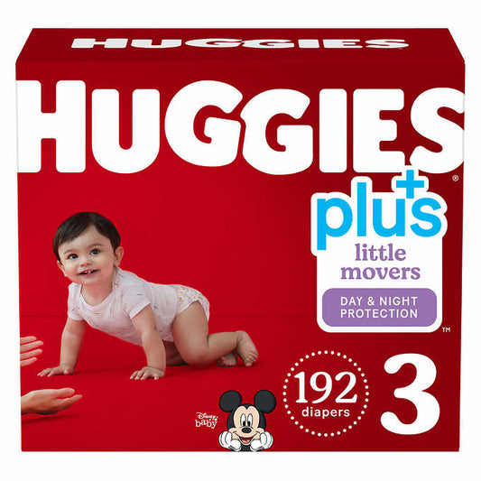 Huggies Plus Diapers Sizes 3 - 7