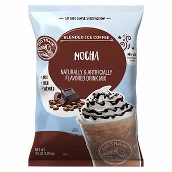 Big Train Blended Ice Coffee Mocha Mix, 3.5 lb.