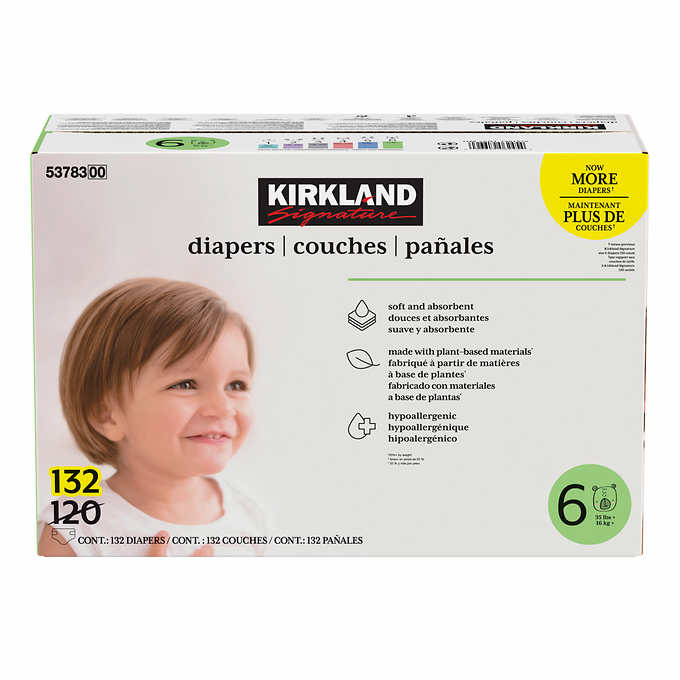 Kirkland diapers size 3 best sale weight range