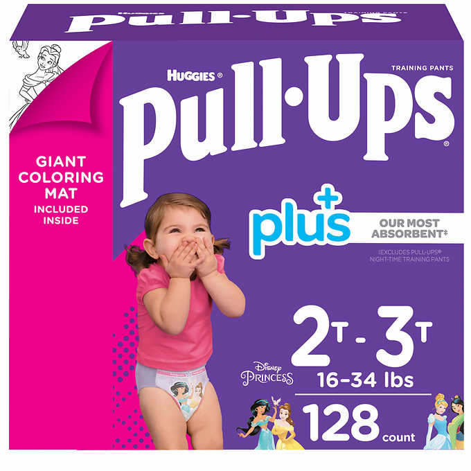 Huggies Pull-Ups Plus Training Pants For Girls Item