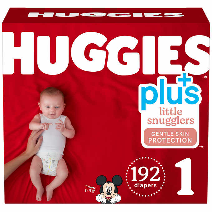 Huggies Plus Diapers Sizes 1 - 2