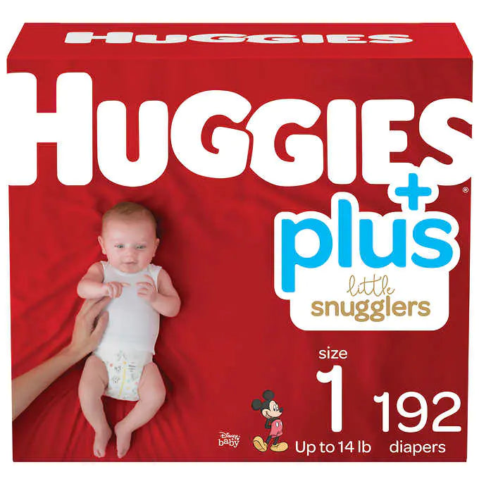 Huggies Plus Diapers Sizes 1 - 2