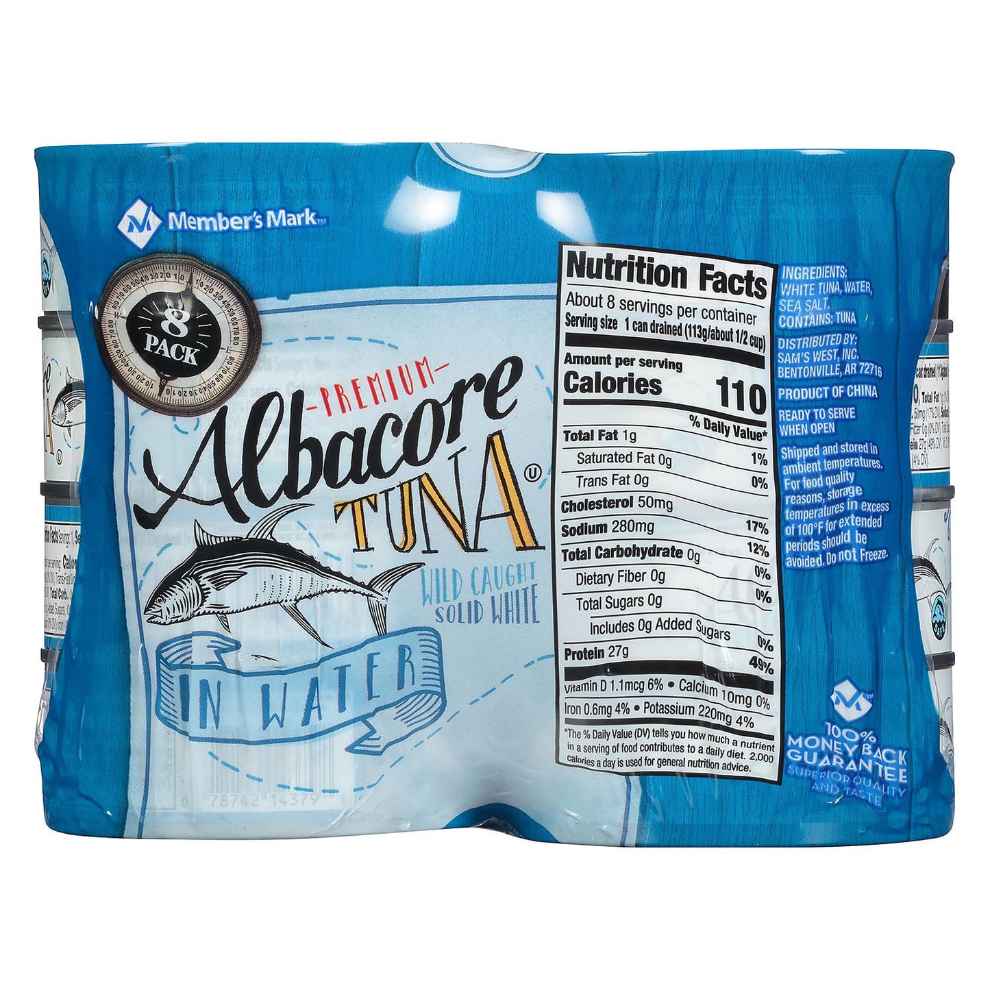 Member's Mark Solid White Albacore Tuna (5 oz. ea., 8 pk.)